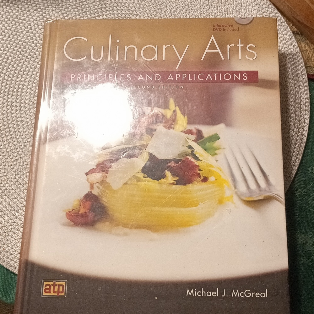 NWT CULINARY ARTS BOOK